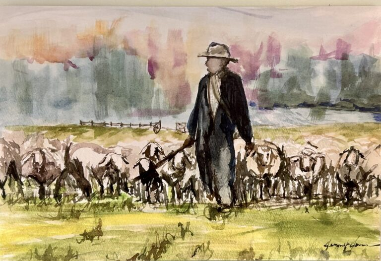 A Shepherdess Hears the Voice of the Shepherd